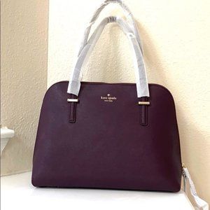 NWT Mahogany Kate Spade Cedar Street Maise bag